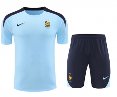 2024-2025 France Light Blue Thailand Soccer Uniform-418