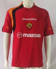 Retro Version 04-05 Roma Home Red Thailand Soccer Jersey AAA-503