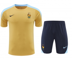 2024-2025 France Yellow Thailand Soccer Uniform-418