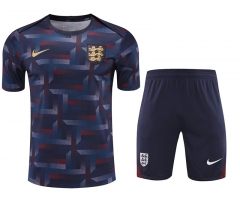 2024-2025 England Blue&Purple Thailand Soccer Uniform-418