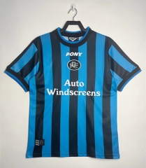 Retro Version 96-97 Birmingham City 2nd Away Blue&Black Thailand Soccer Jersey AAA-811