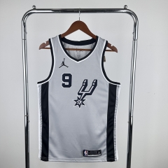 2021 Jordan Limited Version San Antonio Spurs Gray #9 NBA Jersey-311