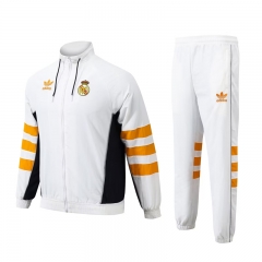 2024-2025 Real Madrid White Thailand Soccer Jacket Uniform-815