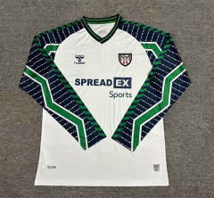 2024-2025 Sunderland AFC Away White LS Thailand Soccer Jersey AAA-8025