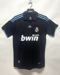 Retro Version 09-10 Real Madrid Home Black Thailand Soccer Jersey AAA-811