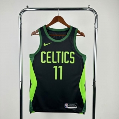 2025 City Version Boston Celtics Black #11 NBA Jersey-311