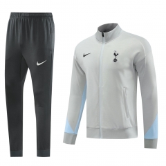 2024-2025 Tottenham Hotspur Gray Thailand Jacket Uniform-LH