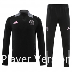 Player Version 2024-2025 Inter Miami CF Black Thailand Soccer Tracksuit-4627