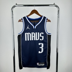 2023 Flying Man Edition NBA Dallas Mavericks Royal Blue #3 Jersey-311