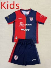 2025-26 Cagliari Home Red&Black Kids/Youth Soccer Uniform-AY