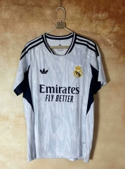 2025-2026 Real Madrid Gray&White Soccer Jersey AAA-2483