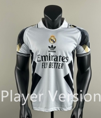 Player Version 25-26 Real Madrid White Thailand Soccer Jersey AAA-418