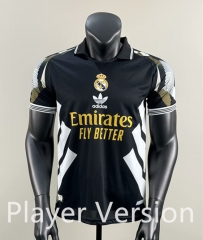 Player Version 25-26 Real Madrid Black Thailand Soccer Jersey AAA-418