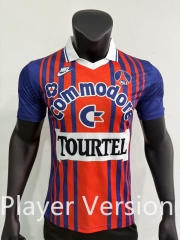Retro Version 1993-1994 Barcelona Home Blue&Red Thailand Soccer Jersey AAA-0871