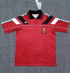 Retro version 1994-1995 RCD Mallorca Home Red Thailand Soccer Jersey AAA-0141