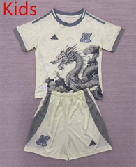 2025-2026 Concept Version Japan Light Yellow Kids/Youth Soccer Uniform-AY