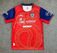 2025-2026 Sneak Pattern Cagliari Calcio Red Thailand Soccer Jersey AAA-417