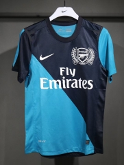 Retro Version 2011-2012 Arsenal Away Blue Thailand Soccer Jersey AAA-4563