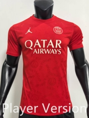 Player Version 2025-2026 Special Version Paris Red Thailand Soccer Jersey AAA-SJ