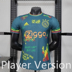 Player Version 2025-2026 Special Version Ajax Green&Blue Thailand Soccer Jersey AAA-888