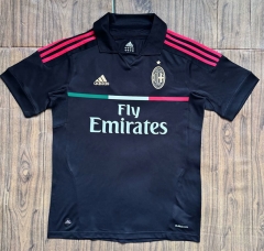Retro Version 2011-2012 AC Milan Away Black Thailand Soccer Jersey AAA-6157