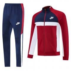 Nike Dark Red Thailand Soccer Jacket Uniform-LH