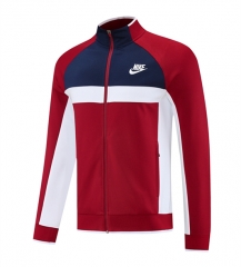 Nike Dark Red Thailand Soccer Jacket-LH