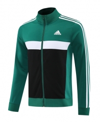 Adidas Black&Green Thailand Soccer Jacket-LH