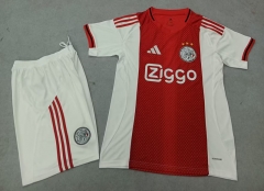 2025-2026 Ajax Home Red&White Soccer Uniform-718