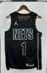 2023 Flyers Version Brooklyn Nets Black #1 NBA Jersey-311