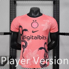 Player Version 2025-2026 Special Version Inter Milan Pink Thailand Soccer Jersey AAA-888