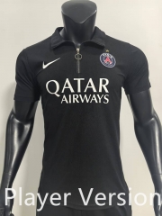 Player Version 2025-2026 Paris SG Black Thailand Soccer Jersey AAA-SJ