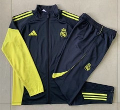 2025-2026 Real Madrid Drak Gray Thailand Soccer Jacket Uniform-815