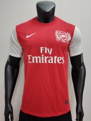 Retro Version 2011-2012 Arsenal Home Red Thailand Soccer Jersey AAA-0871