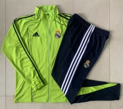 2025-2026 Retro Version Real Madrid Grass Green Thailand Soccer Jacket Uniform-815