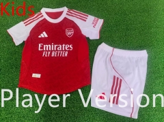Player Version 2025-2026 Arsenal Home Red Kids/Youth Soccer Uniform-9926