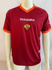 Retro Version 2006-2007 Roma Home Red Thailand Soccer Jersey AAA-503