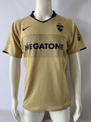 Retro Version 2007-2008 Boca Juniors Away Khaki Thailand Soccer Jersey AAA-503