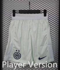 Player Version 2025-2026 Inter Milan Away Beige Thailand Soccer Shorts-888