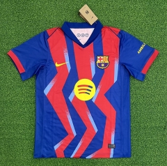 (S-4XL) 2025-2026 Barcelona 3rd Away Red&Blue Thailand Soccer Jersey AAA-403
