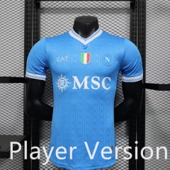 Player Version 2025-2026 Napoli Blue Thailand Soccer Jersey AAA-888