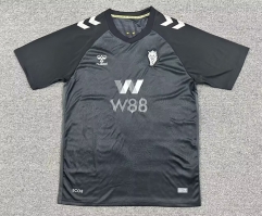 (S-4XL) 2025-2026 Sunderland AFC 2nd Away Black Thailand Soccer Jersey AAA-512