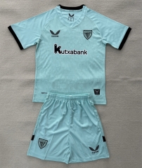 2025-2026 Athletic Bilbao 2nd Away Light Blue Soccer Uniform-AY