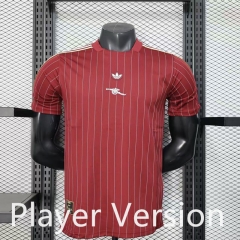 Player Version 2025-2026 Casual Style Arsenal Red Thailand Soccer Jersey AAA-888