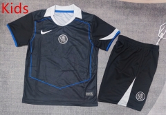 2025-2026 Chelsea 2nd Away Black Kids/Youth Soccer Uniform-9484