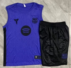 2025-2026 Steel Stamped Barcelona Purple Thailand Vest Soccer Tracksuit-815
