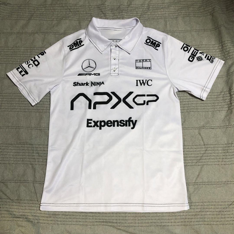 2025 Formula One Movie APXGP White Racing Polo,Red Bull