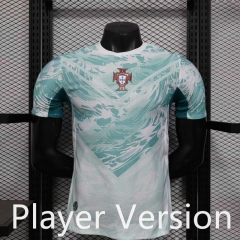 Player Version 2026-2027 Portugal Away White&Green Thailand Soccer Jersey AAA-888