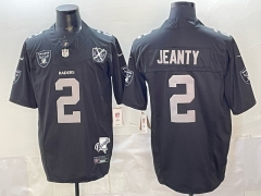 Las Vegas Raiders Retro 3rd Generation #2 Black NFL Jersey (Logo 3) -0840