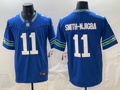 Seattle Seahawks Retro 3rd Generation #11 Blue NFL Jersey-0840